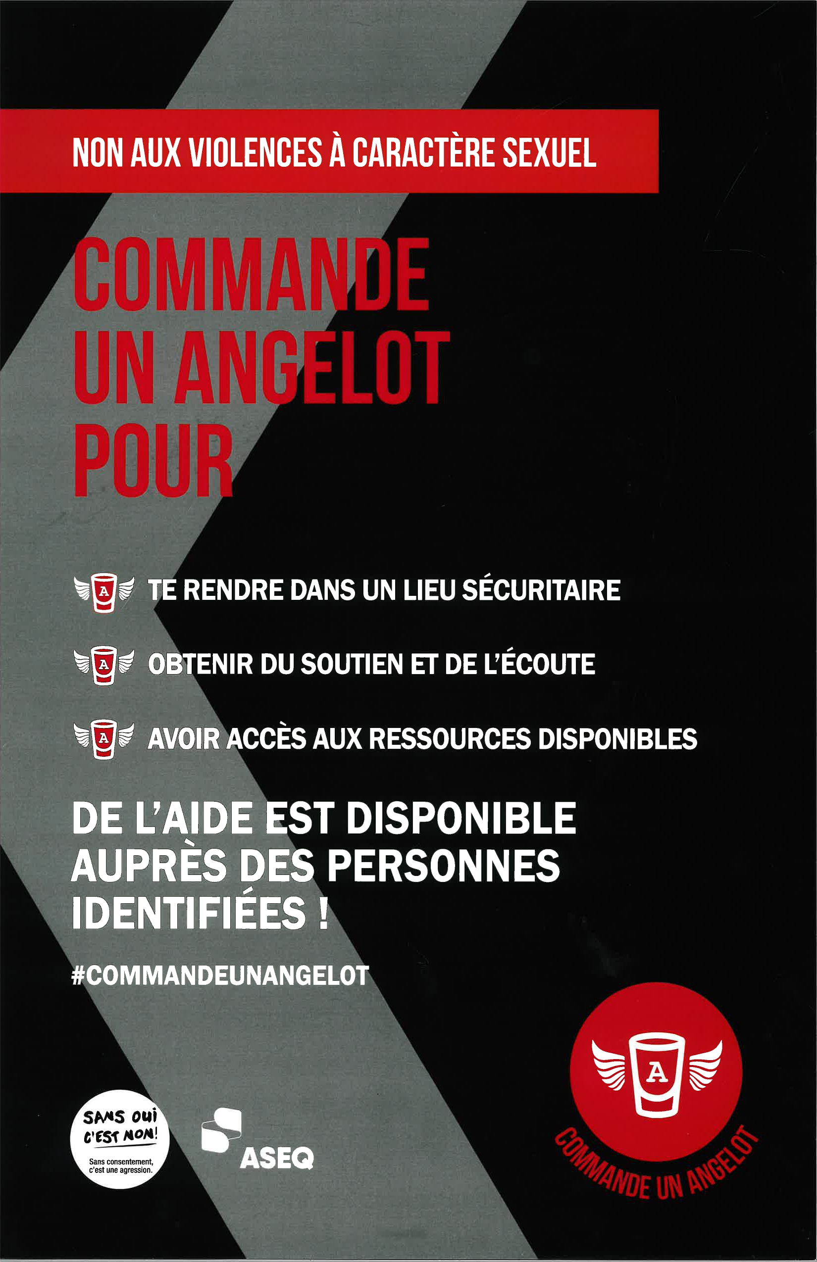 Affiche de sensibilisation « Commande un Angelot »